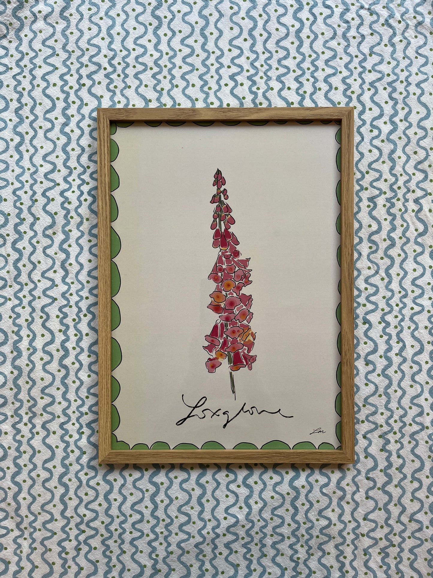 Foxglove Framed Print