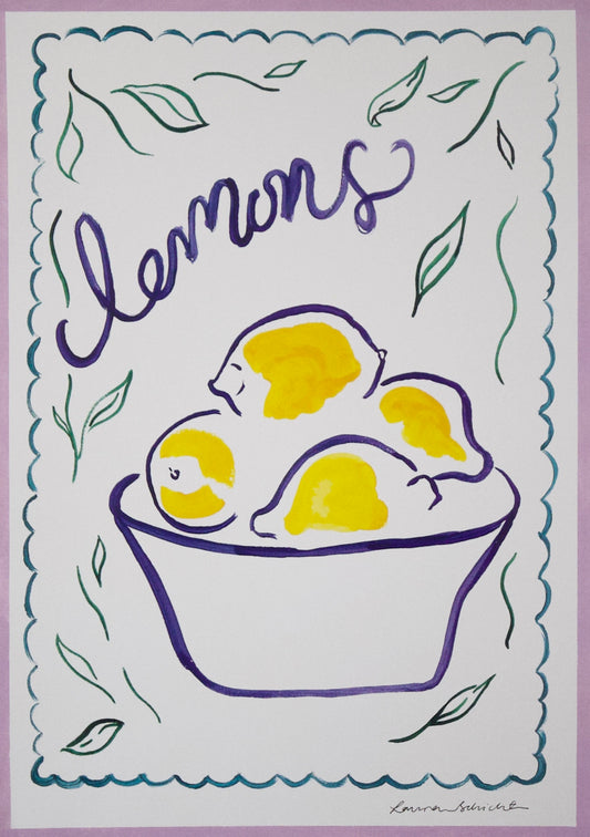 Lemons Print