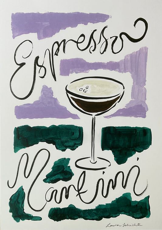 Espresso Martini Painting