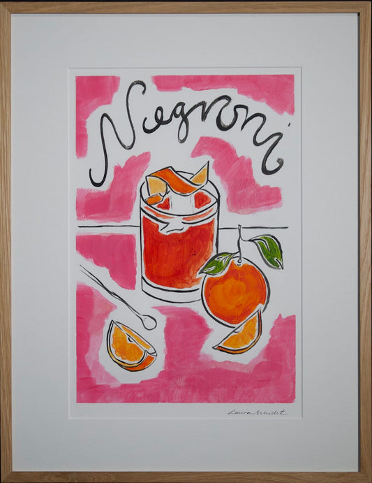 Negroni Framed Painting