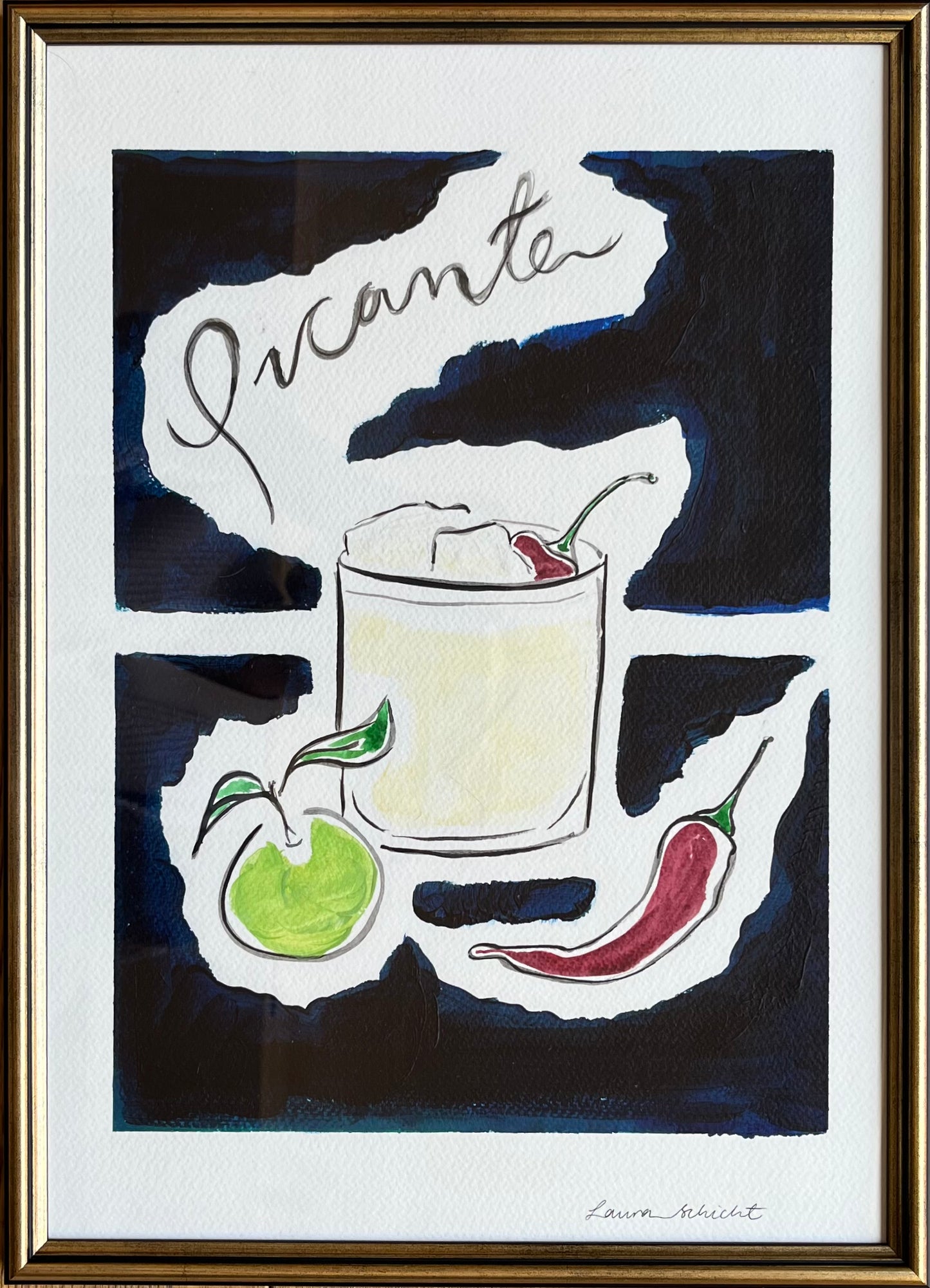 Picante Framed Painting